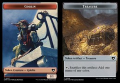 Goblin (0027) // Treasure (0048) Double-Sided Token